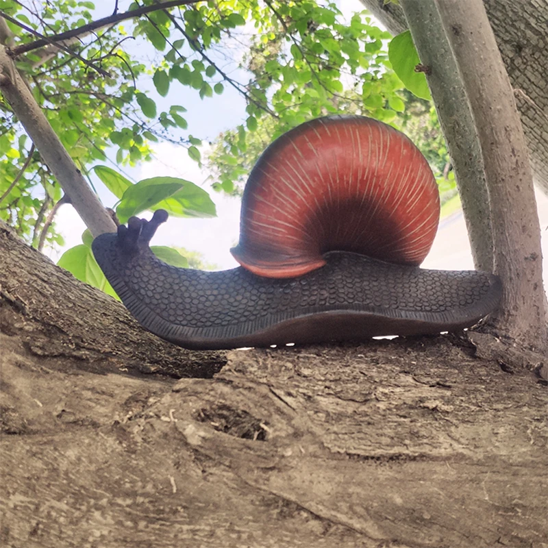 Realistic Snail Statue - Can Be Hung On Trees And Walls, Made Of Resin, Perfect Choice For Thanksgiving, Wall-Mounted Animal St