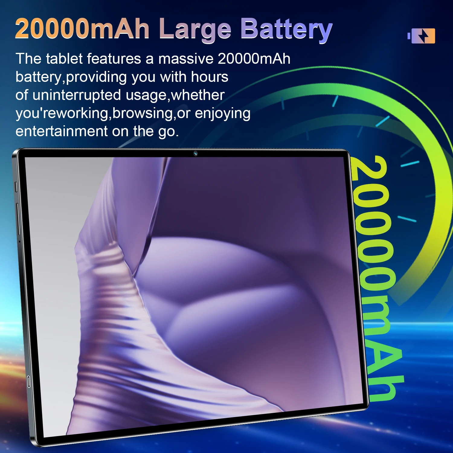 2025 5G New Global Tablet 10.36inch Android13 16GB 1TB 20000mAh 14-core 16MP 32MP Dual SIM GPS WPS With Keyboard
