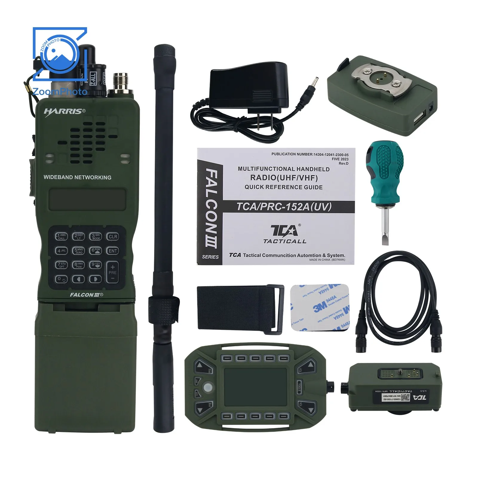 TCA/PRC-152A TRI AN/PRC-152 Instrument 6-Band 15W Walkie Talkie