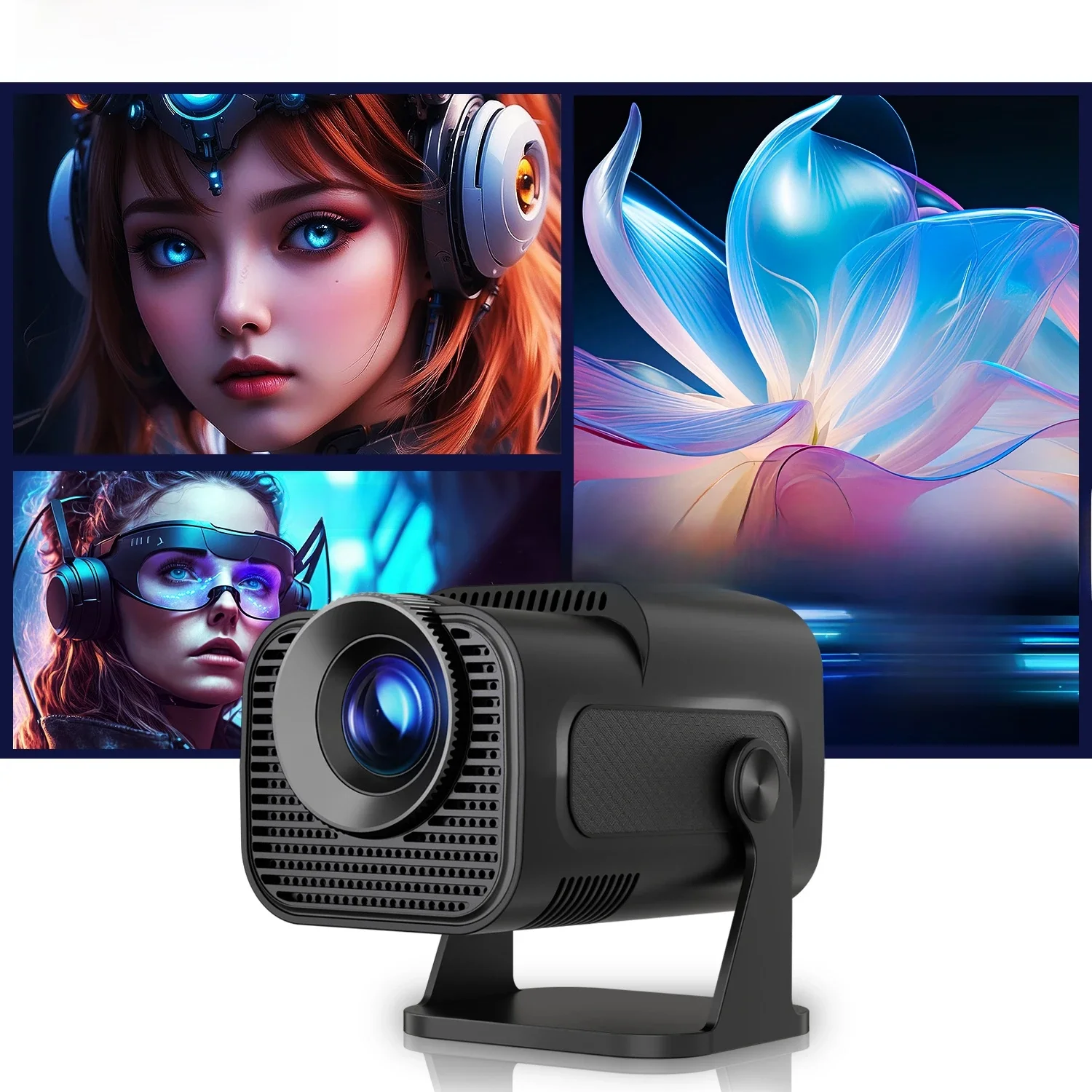 Magcubic HY320 Mini Nieuw Native 720 P Android 11 4 K Projector 300ANSI Wifi6 BT5.0 Cinema Outdoor Draagbare 180 °   Draaibare projector - afbeelding 2