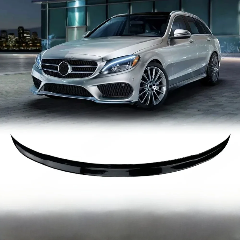 Dakspoiler Voor Mercedes S205 Wagon Touring Hatchback C180 C200 C220 C320 C350 C400 C63 AMG 2015 2016 2017 2018 2019 2020 - afbeelding 2
