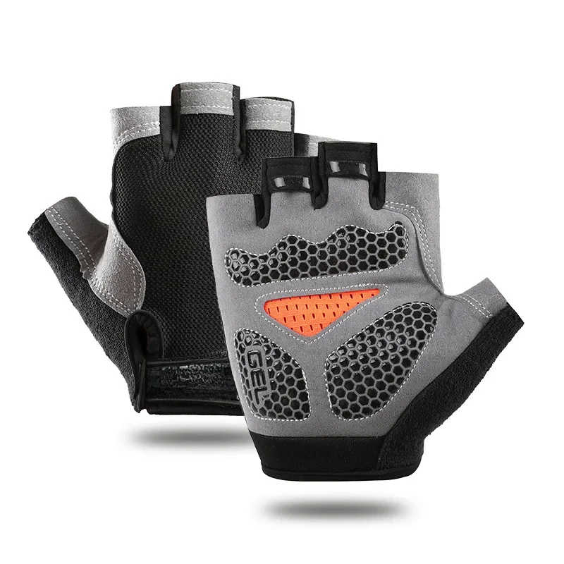 AliExpress NONE Breathable Anti-Slip Half Finger Cycling Gloves for Men and Women, Gym Mitten, Fitness, Sport, Training