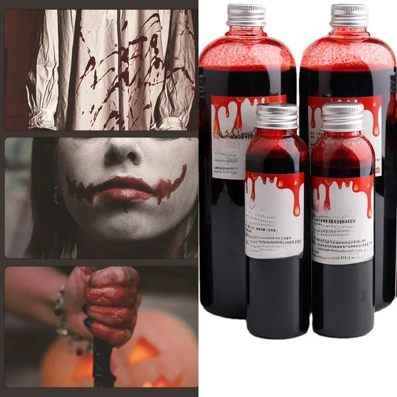 Halloween faux sang/Simulations Vampire humain dents humains hématopoiétique/accessoires vomissement comestible Pulpbtmv Cos ultra-réaliste