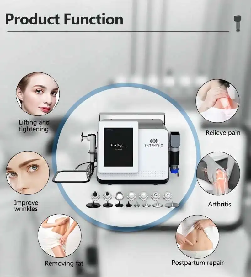 

Ed Treatment Ударно-волновое облегчение боли в суставах Физиотерапевтический аппарат Вакуумный стимулятор Ems 448k Cet Ret Уход за кожей Косметическая машина