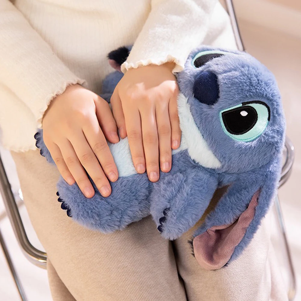 ديزني غرزة أنيمي الشتاء اضافية كبيرة أفخم زجاجة ماء ساخن المرأة المنزل المياه ملء جهاز تدفئة محمول هدية عيد لصديقة #3