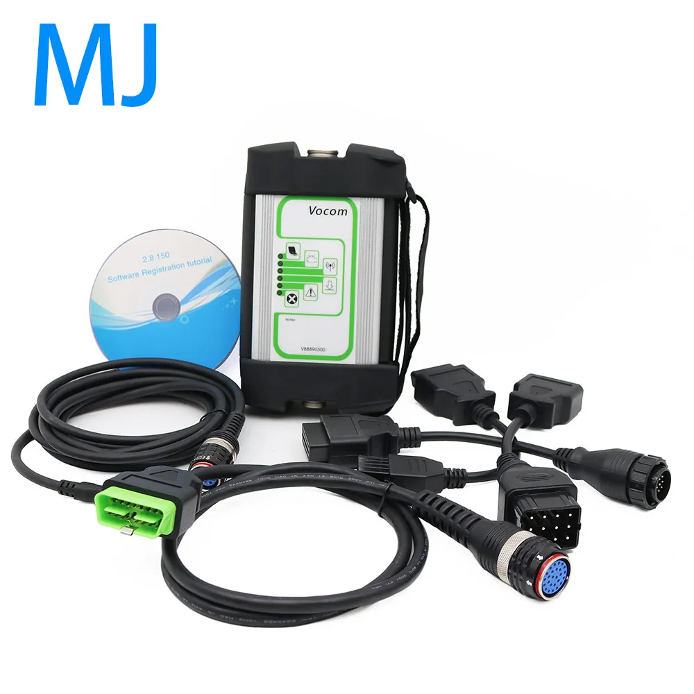 Brand new for VocomⅠ 88890300 ​Interface VOCOM1 Diagnostic Tools ECU ECM Test Cables ​for Volvo Truck Excavator Diagnose scannar