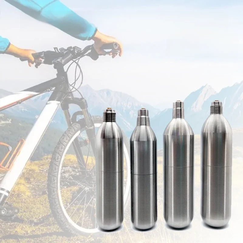 AliExpress Rechargeable co2 cylinder 12g 16g CO2 Cartridges Refill CO2 Inflator for Bike Tires Brewing