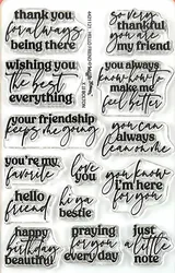 2022 News English hello friend stamp Clear Stamps for Scrapbooking Transparent Silicone Rubber DIY Photo Album Decor