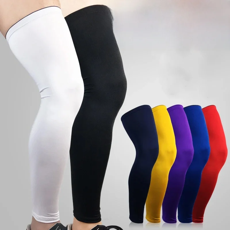 AliExpress NONE 1Pc Full Leg Sleeves Long Compression Leg Sleeve Knee Sleeves Protect Leg, For Man Women Basketball Cycling Football Running
