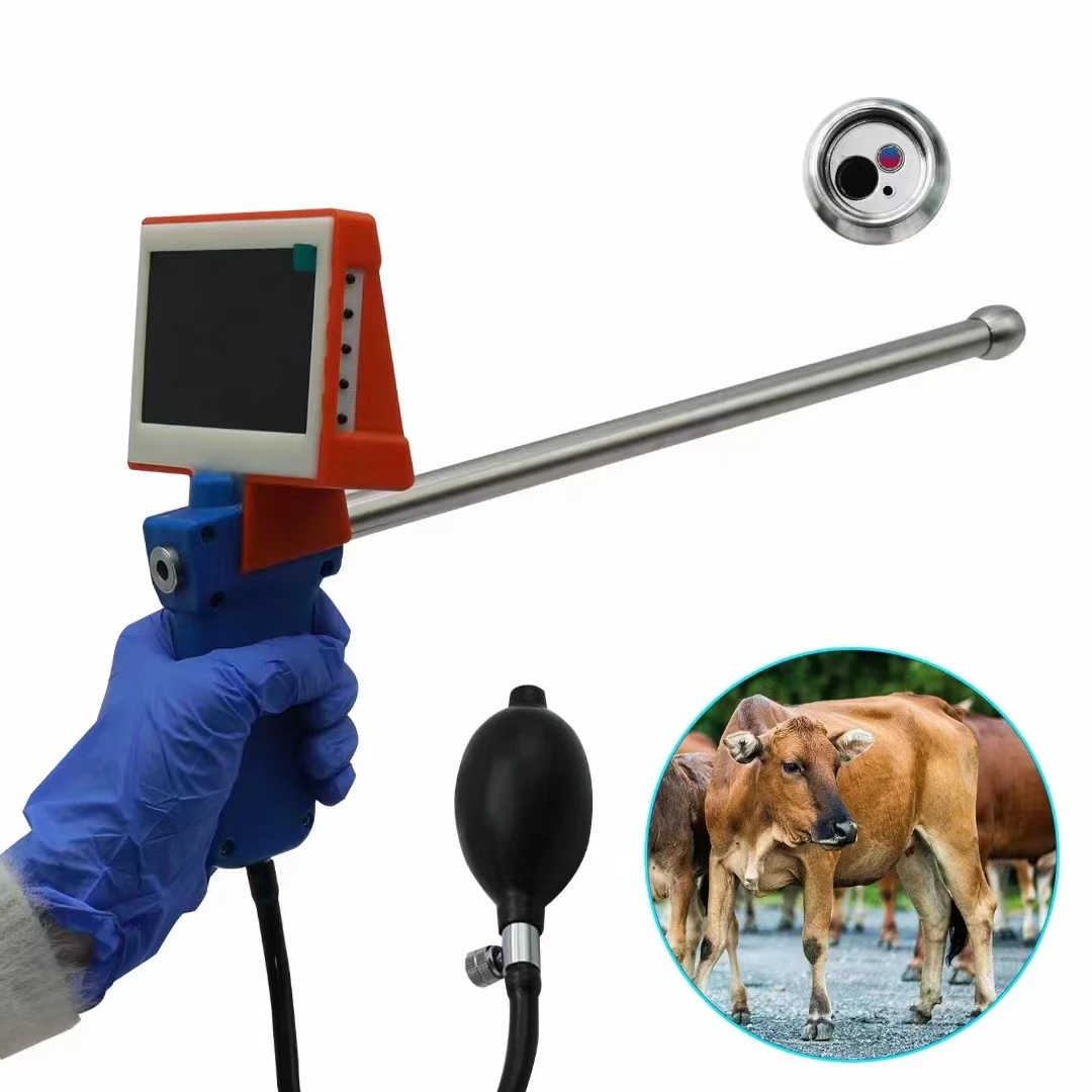 

Cow Smart AI Gun Endoscope Sperm DOG Artificial Insemination Sheep Breeding Device Artificial Pregnancy Tools Cattle Farm New