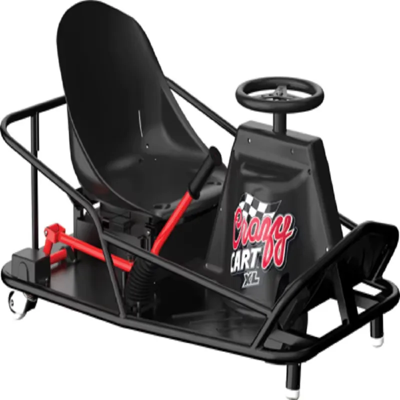 New Crazy Cart DLX - 24V Electric Drfting Go Kart - Enhanced Drift Bar
