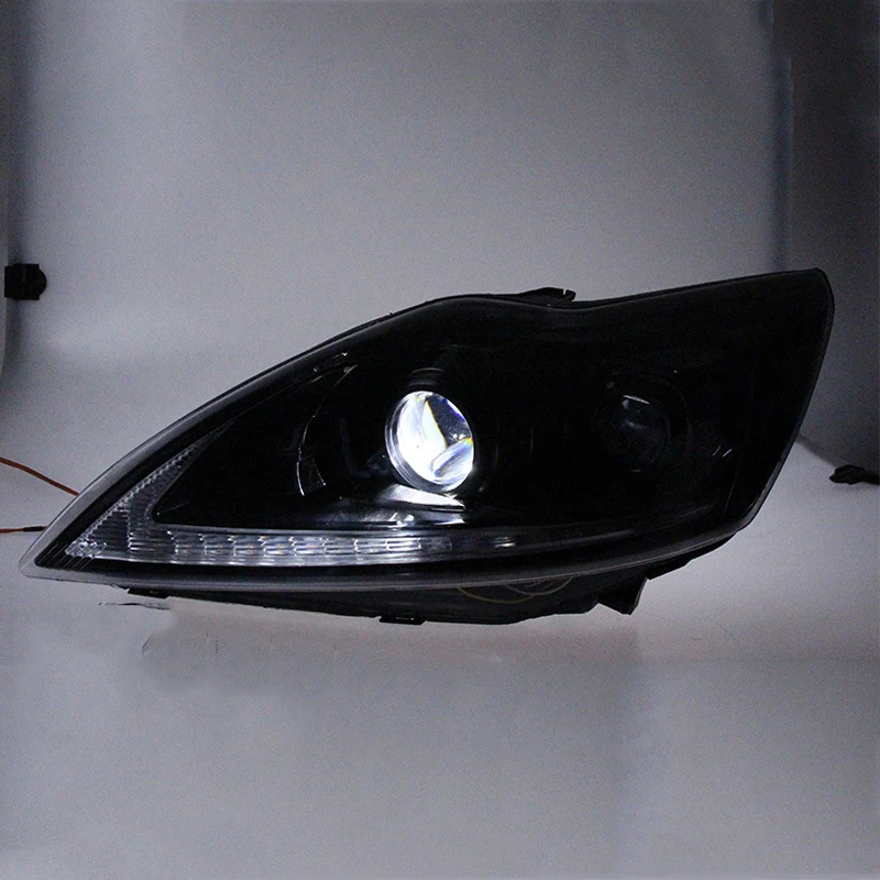 LED Headlight Turn Signal Streamer Dynamic Assembly For Ford Focus 2009-13 Daytime Running Light DRL Car Indication Front Lamp