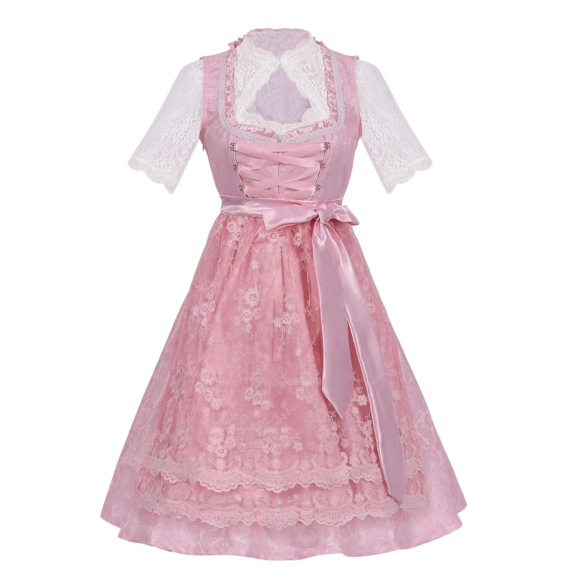 Stage Wear Elegant Style Skirt with European Fantasy Theme Subtle Pattern Winter Stage Performance Costume for Women and Men