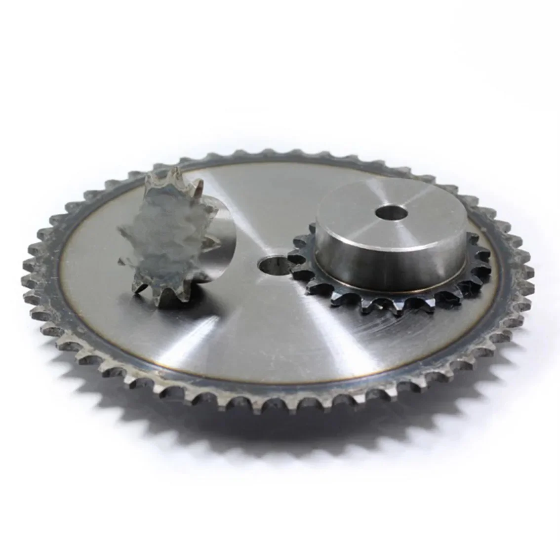 1 pièce 45 # Pignon d'entraînement de chaîne en acier 05B, 10-25 dents, trou de processus, 6/8mm, pas d'engrenage de chaîne à rouleaux, roue de pignon industrielle de 8mm