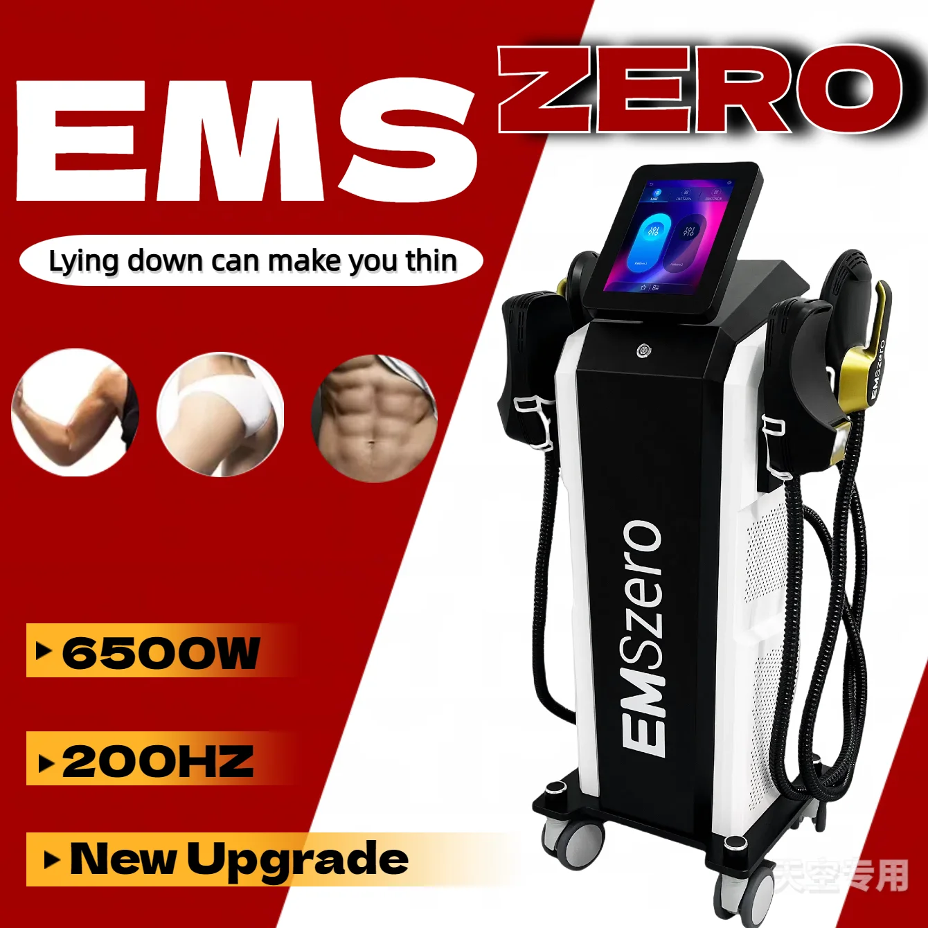 

NEO Black RF EMS Sculpt EMSZERO Machine 6500W EMS/EMT+RF 2024 Fat Body Slimming Technology Muscle Stimulation Sculpting EMSZERO