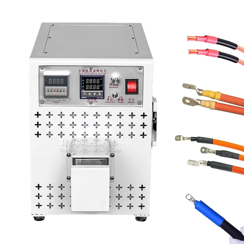 2KW Electric Heat Shrink Tube Baking Machine Heat Shrink 0-40mm Length 0-80mm for Electronic New Energy Wiring Harness