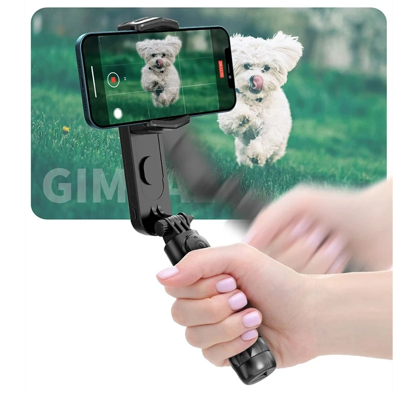 Roreta Wireless Bluetooth Selfie Stick Tripod Handheld Gimbal Stabilizer Monopod With fill light shutter for IOS Android