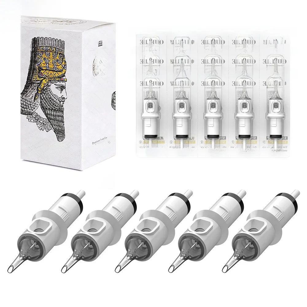 QUELLE 50PCS Cartridge Tattoo Naalden RL RS RM Wegwerp Steriele Revolutie Cartridge Voor Tatoeages Machines Make Body Art Tat - afbeelding 2