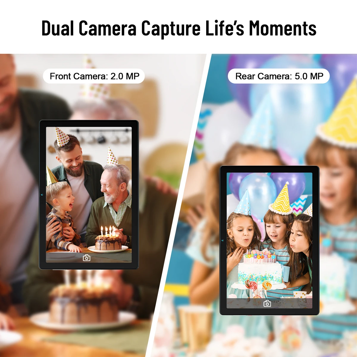 AEEZO Android 13 Tablet 10 pollici 1280x800 IPS Display HD Quad Core 5000mAh Batteria 6GB RAM 64GB 128GB Espandi 2MP + 5MP Doppia fotocamera