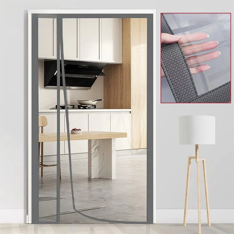 Air conditioning door curtain,non perforated windproof air conditioning, household,winter warmth,windproof,magnetic door curtain