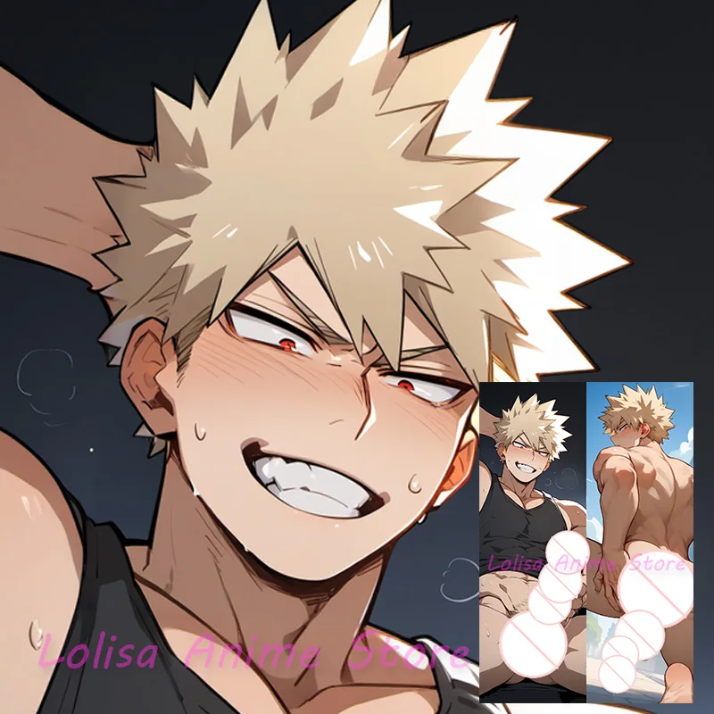 Dakimakura Bakugou Katsuki Shota Anime Body Pillow Cover Double Sided Print Pillowcase Life Size Birthday Gifts