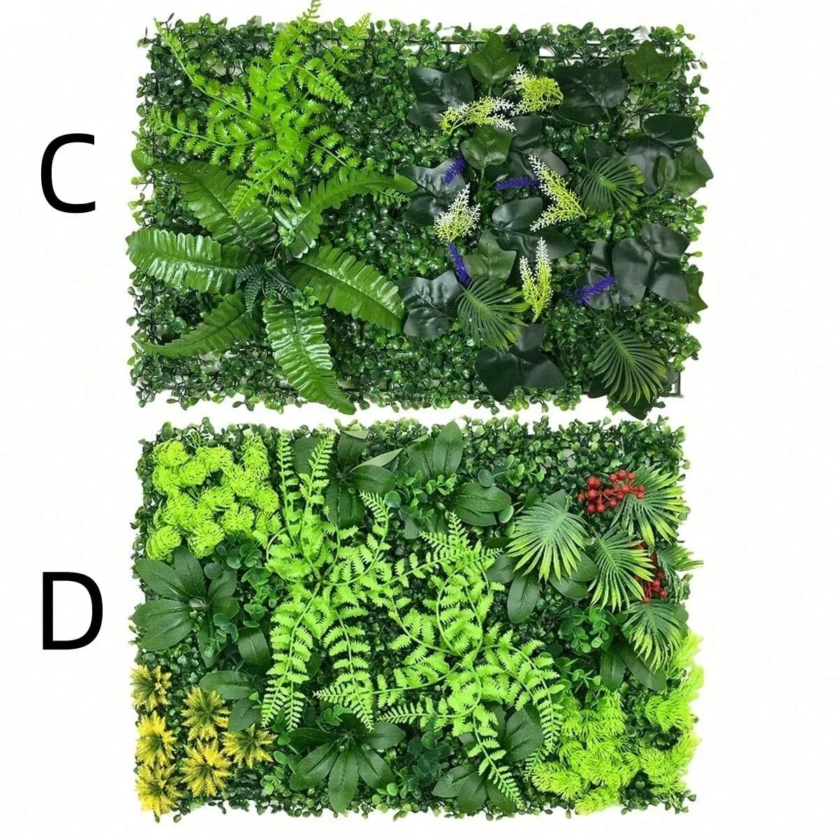 1pc Künstliche Pflanze Wand Panels Buchsbaum Hecke Wand Panels Privatsphäre Bildschirm Zaun Hintergrund für Outdoor Garten Hinterhof Dekor – Detail 8