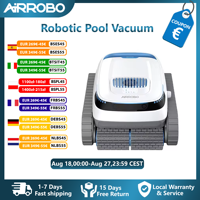 AIRROBO Robot Pool Cleaner, Wireless Automatic Wall and Floor Cleaning,Route Planning, Cleaning Mode Selection