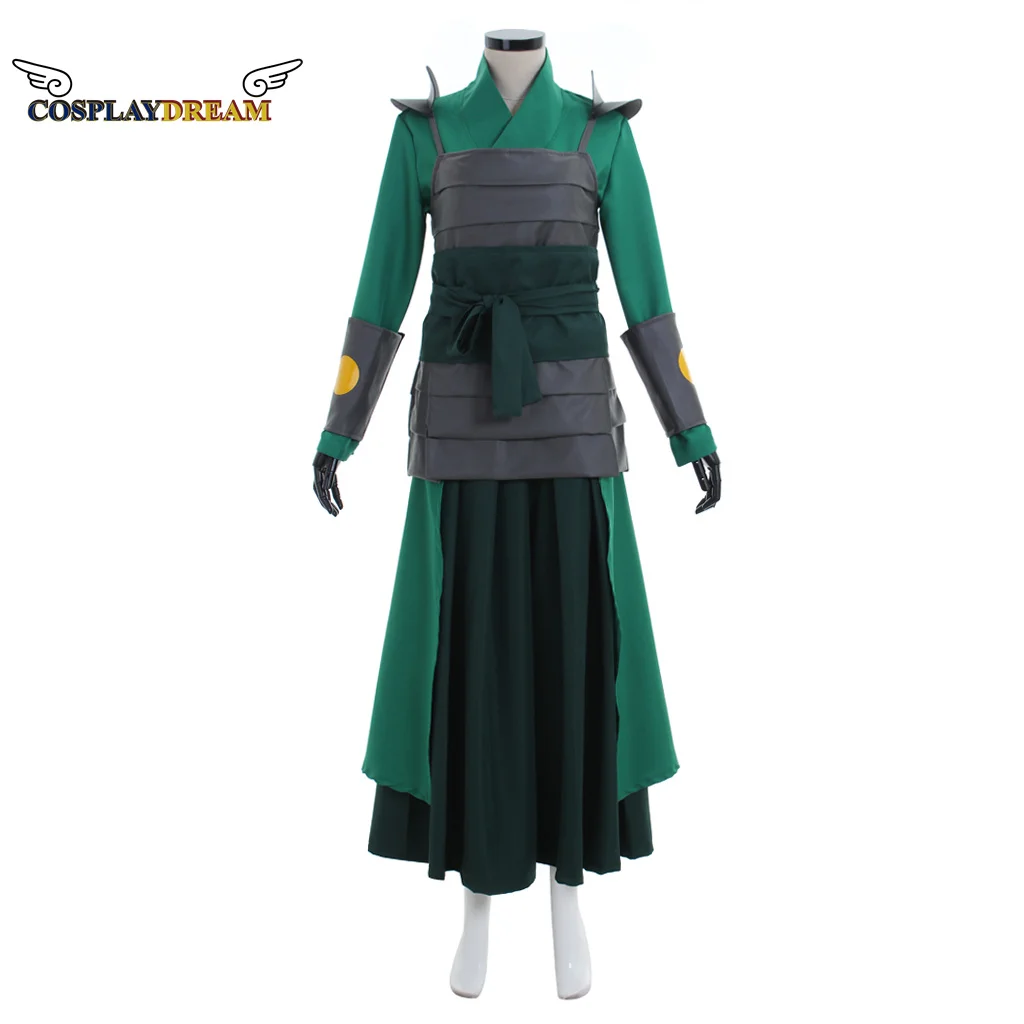 Costume de Cosplay pour femmes adultes, Avatar, le dernier maître de l'air, Suki, les combattants de Kyoshi, Costume d'halloween