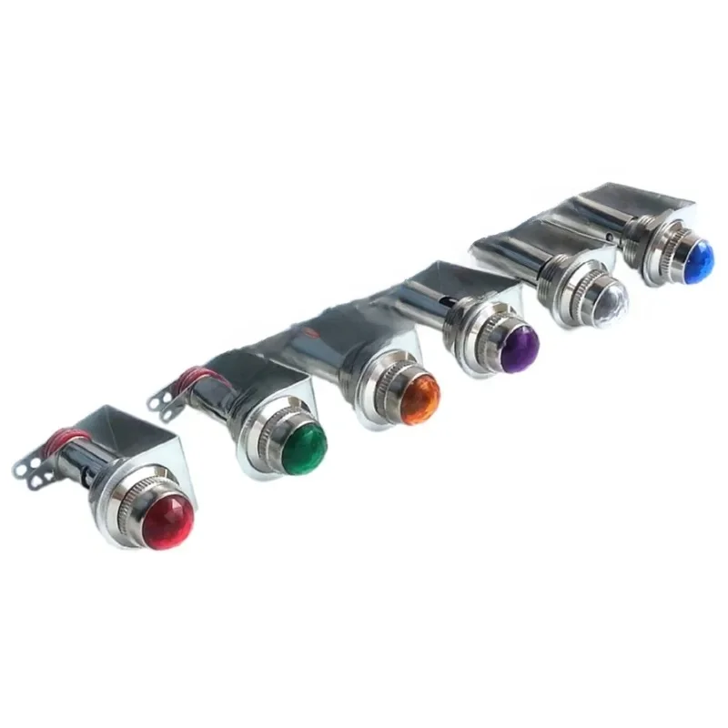 5PC wzmacniacz lampowy akcesoria wzmacniacz mocy dioda LED dużej mocy wskaźnik lampka sygnalizacyjna uchwyt wbudowany w 6.3V klamra mała żarówka — zdjęcie produktu 7