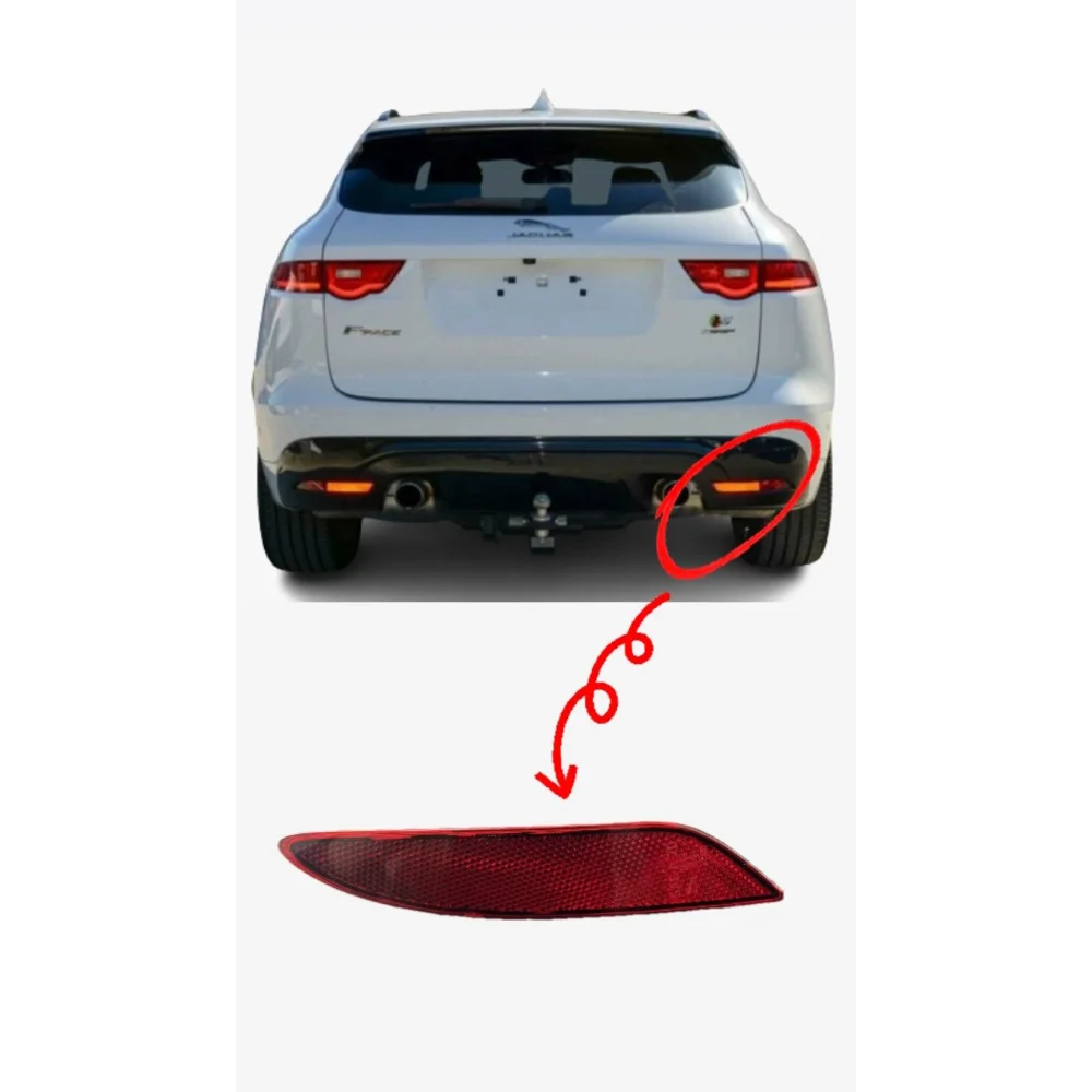 

For Jaguar F-Pace X761 Rear Left Bumper Reflector MK83-13A569-AB / MK83-13A568-AB