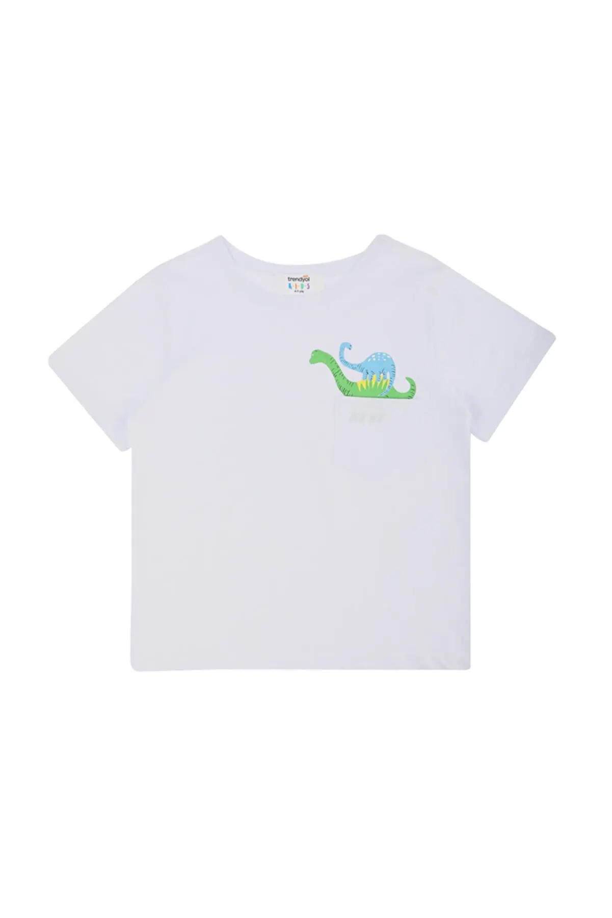 Kaus Rajutan Anak Pria Motif Putih