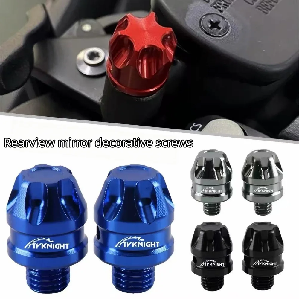 For Zontes 150X — Modified Rearview Mirror Mount Plugs: Rust-Proof, Waterproof, and Decorative Accessories