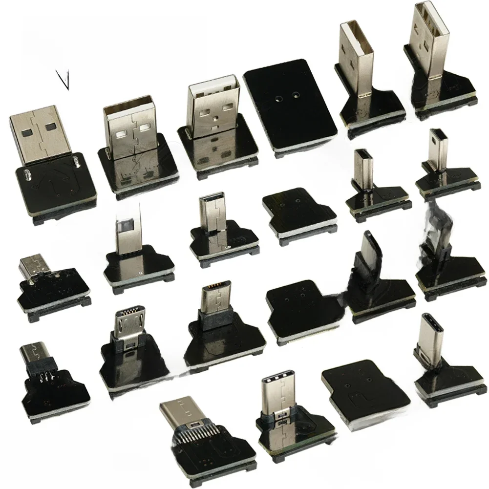 Płaski, elastyczny, ultracienki kabel taśmowy Micro USB Mini USB Type-C 90 stopni usb Slim Flat Soft Charge FPV fpc Charge Data Cord — zdjęcie 2