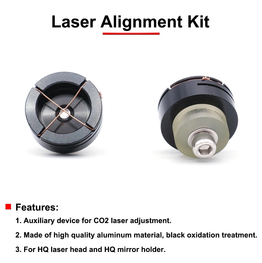HUNST Laser-Path-Kalibriergerät, Lichtregler-Ausrichtungsset für CO2-Laserschneidemaschine zur Anpassung des Kollimationslasers – Detail 1