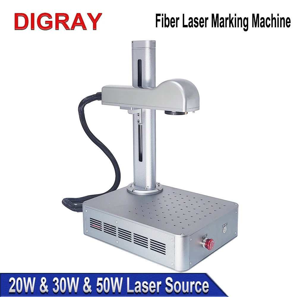 

DIGRAY 20W 30W 50W Fiber Laser Marking Machine Industrial Portable Compact Engraving Machine for Engraving Metal Jewelry Plastic