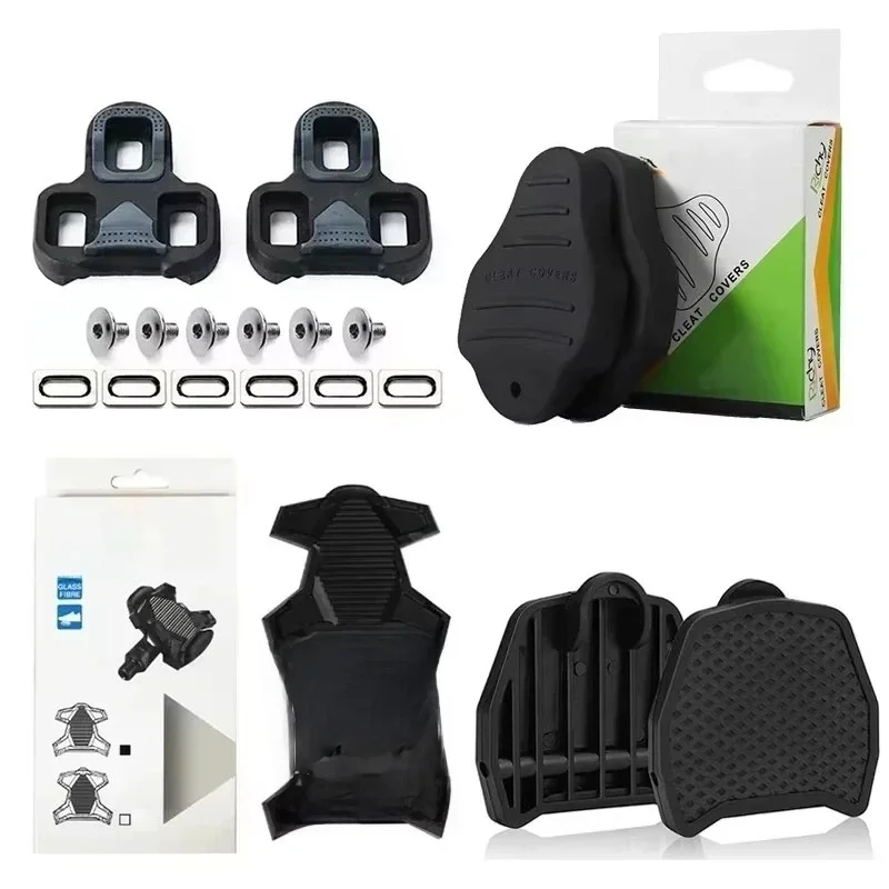 AliExpress Road Bike Pedals Cleats for SPD/LOOK/KEO Cleat Set Self-lock Pedal Converter For Look Keo Bicycle Platform Adapter Pedal Cleat