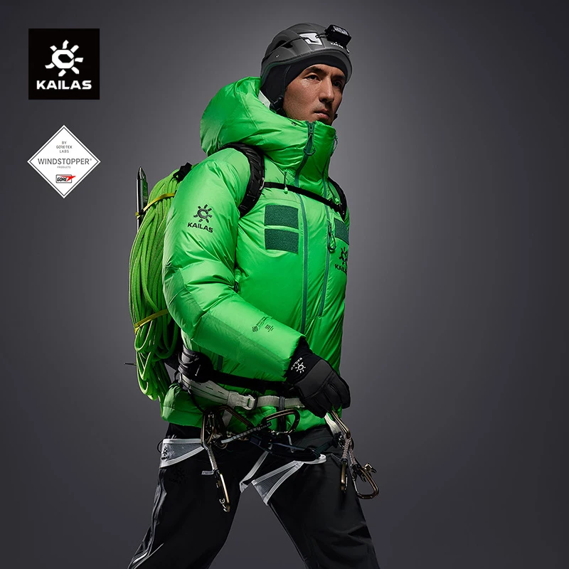 KAILAS Neue Herren-8000GT Light Alpine Down mit Gore-tex 900FP Winter-Thermo-Winddichte Daunenjacke zum Bergsteigen KG2543102