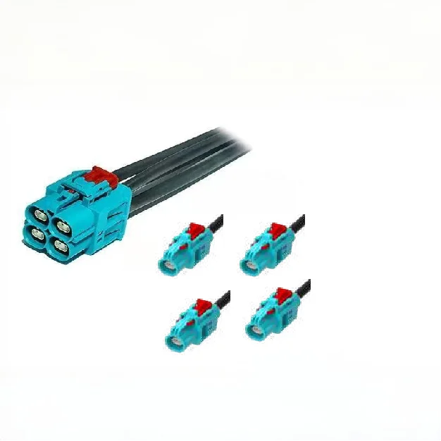 Auto Ethernet E6K10D H-MTD Quad naar enkele connectorkabel Ve-NET 2X2 naar 1x1 CPA-connectorkabel