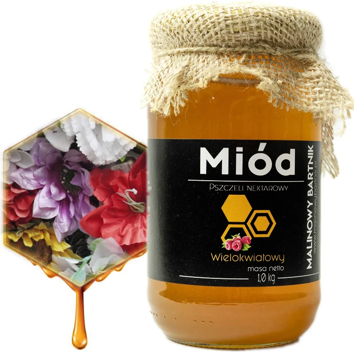 عسل متعدد الزهور 1 كيلو - حصاد طازج من يونيو وجوليو 2025