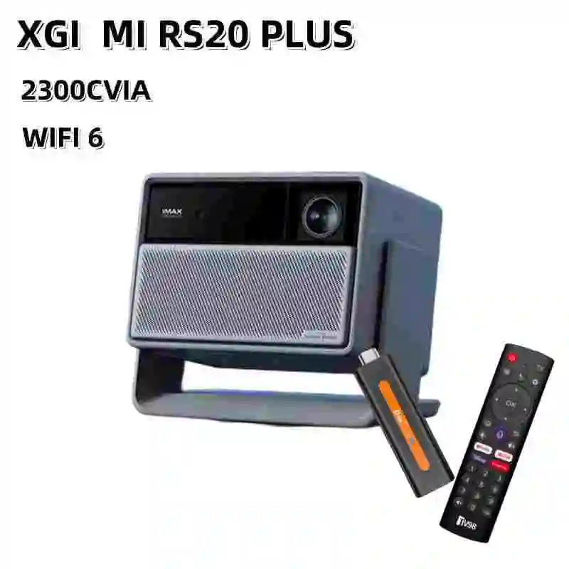 Xgimi RS20 Plus 4K Laser tricolor 3000ISO Lumens fokus otomatis IMAX HDR10 +240Hz TV Android latensi rendah