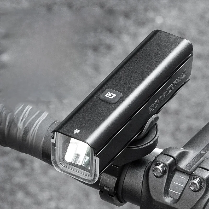 AliExpress ROCKBROS Bike Light Rainproof 400-1000LM Type-c Charging MTB Front Lamp Headlight Aluminum Ultralight Flashlight Bicycle Light