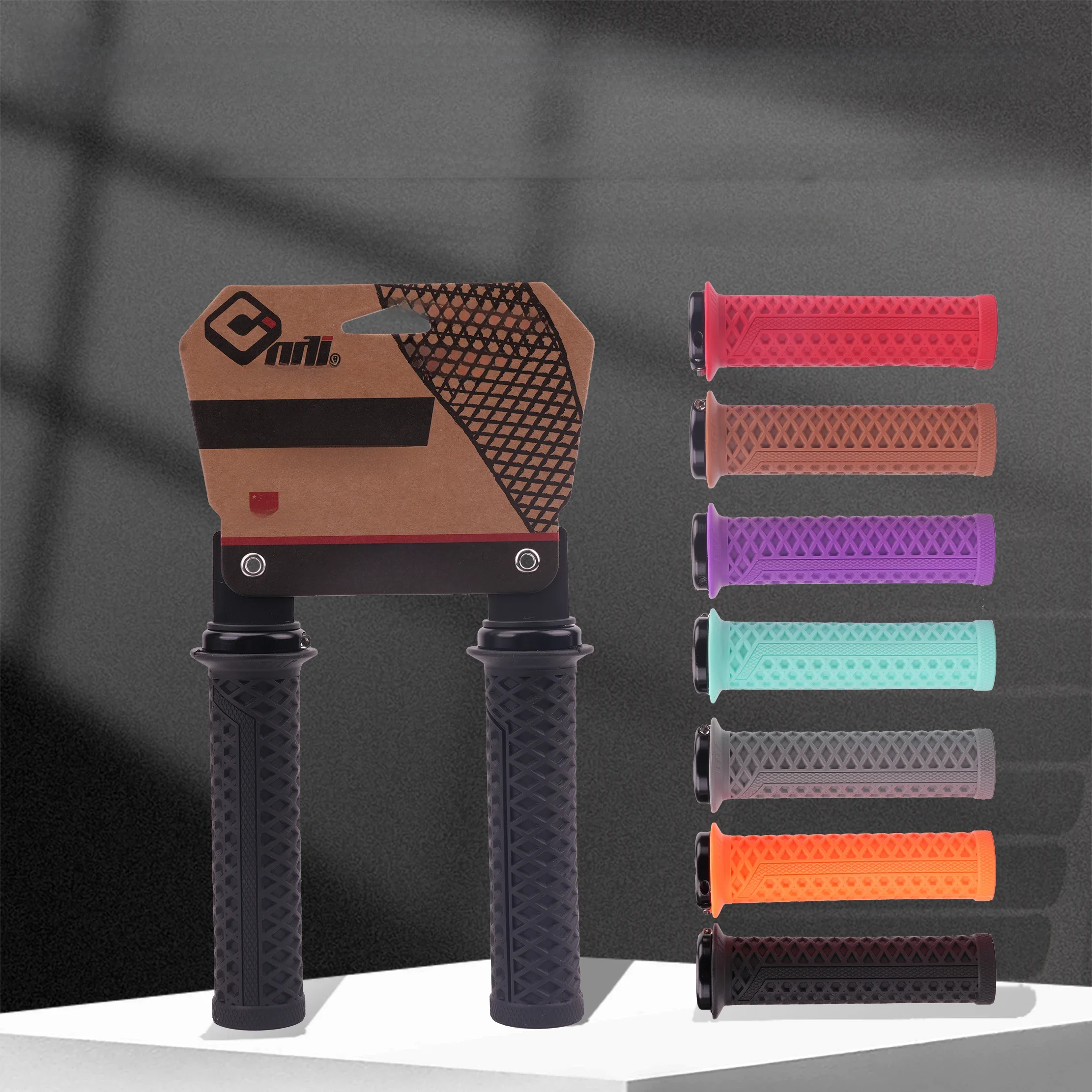 AliExpress ODI VS-21 MTB Handlebar Grips Silicone Lock-On Bicycle Cover Updated Waffle Pattern Anti-slip Shock Absorption Handle Parts