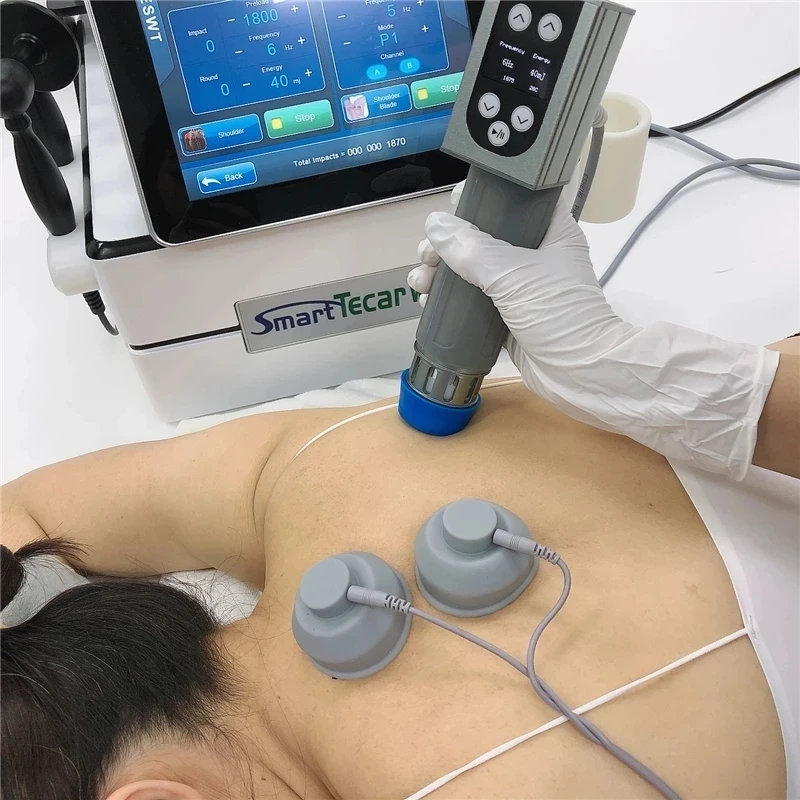 3 in 1 Physiotherapy diathermy indiba tecar 448khz Facial anti-aging Slimming Pain Relief massage machine EMShock and Tecar