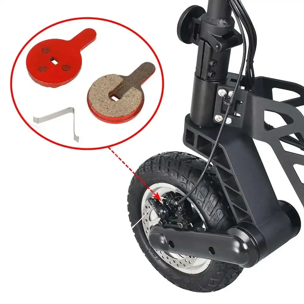 AliExpress NONE Semi-Metal Brake Pads For Kukirin G2 Pro G2 Max Scooter Brake Caliper Pad  Resin Disc Brake Parts for Bicycle Mountain Bike