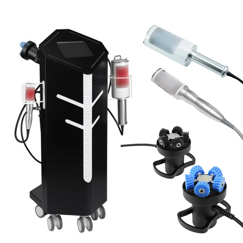 2026 Professional 4 Handles Roller Therapy ABS Standing Face Body Slimming Vibration Massager Cellulite Pain Relief Machine