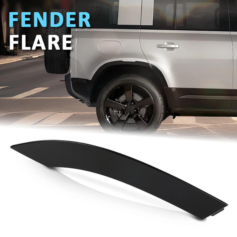 

Передняя арка заднего колеса, правая глянцевая черная подходит для Land Rover Defender 90 110 2020-2023, прочные, прочные, внешние аксессуары для автомобиля