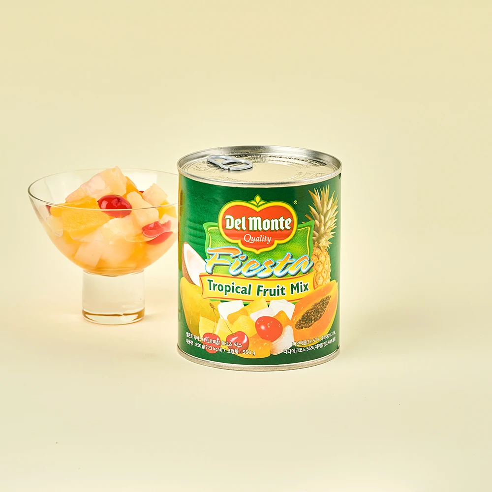 Fruta de cóctel en conserva Delmont Delmonte Lutz, 850g, 4 piezas