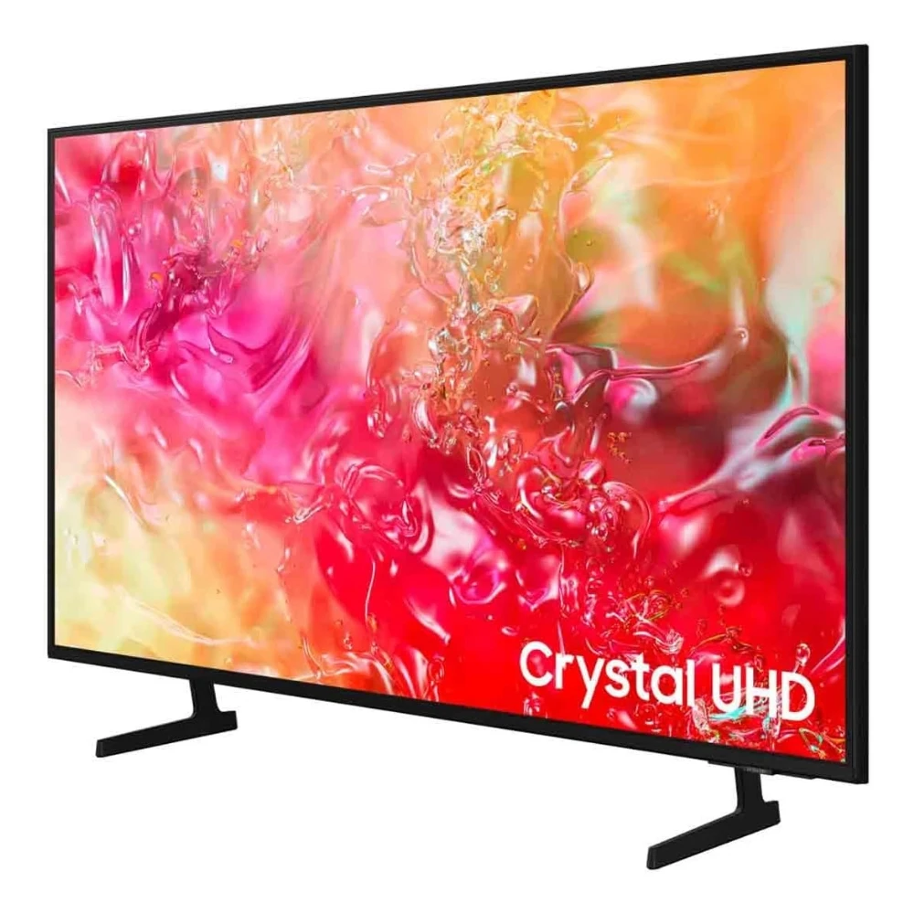 تلفزيون سامسونج الذكي 43 بوصةUE43DU7170UXZT، كريستال 4K UHD، ترقية 4K، مظهر نحيف، DVBT-2، Q-Symphony وOTS Lite، مدمج مع Bixby، شركات مع Alexa وGoogle Assistant، أسود 2024 [فئة كفاءة الطاقة G]