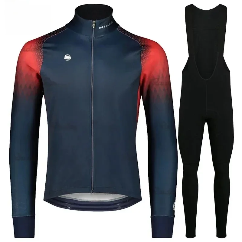AliExpress RAUDAX GCN INEOS Grenadier Winter Cycling Jackets Long Sleeves Fleece Cycling Clothing MTB Cycling Bib Pants Set Warm Road Bike Sportswear