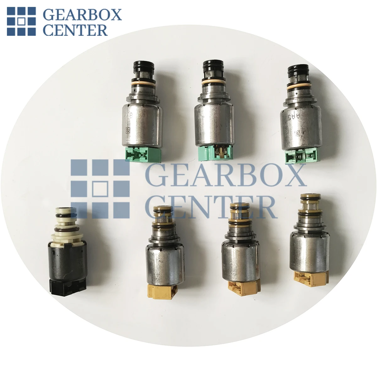 Gearbox Center 6F15 6F35 Solenoids Set (different color combination has different version, provide your solenoid color))
